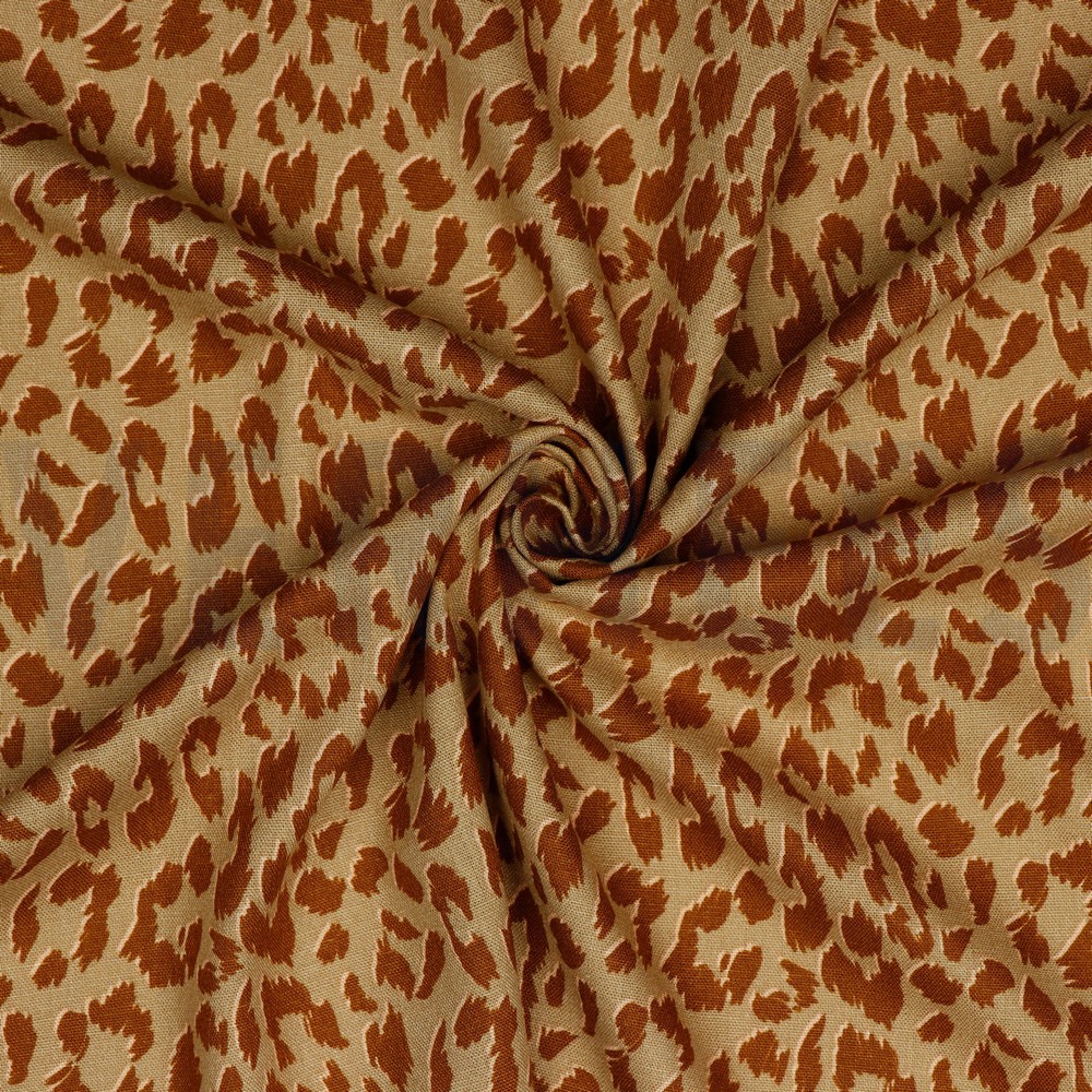 LINNEN VISCOSE GEWASSEN DIERENHUID ZAND #7
