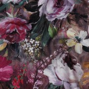 CANVAS DIGITAL FLOWERS MAUVE (thumbnail) #2