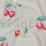 TABLECLOTH DIGITAL WATER REPELLENT CHERRIES WHITE (thumbnail) #2
