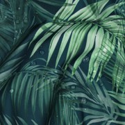 TISCHDECKE DIGITAL WASSERABWEISEND BLÄTTER DUNKELGRÜN (thumbnail) #2