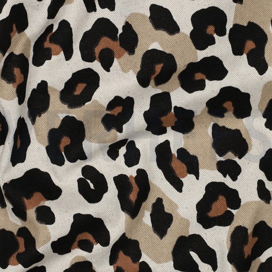 CANVAS LEINENOPTIK TIERHAUT NATUR #7