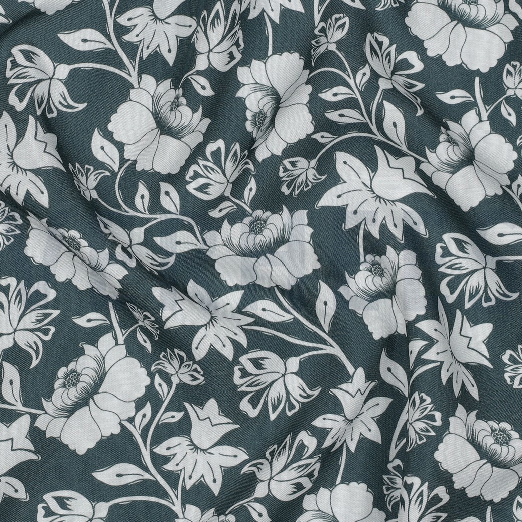LENZING™ ECOVERO™ FLEURS SAUGE #7