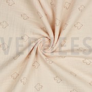 DOUBLE GAUZE BIRDS LIGHT SALMON (thumbnail) #2