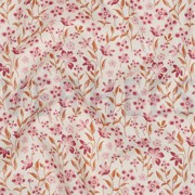 BAUMWOLLE POPELINE BLUMEN ROSA (thumbnail) #2