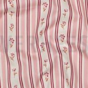 BAUMWOLLE POPELINE BLUMEN ROSA (thumbnail) #2