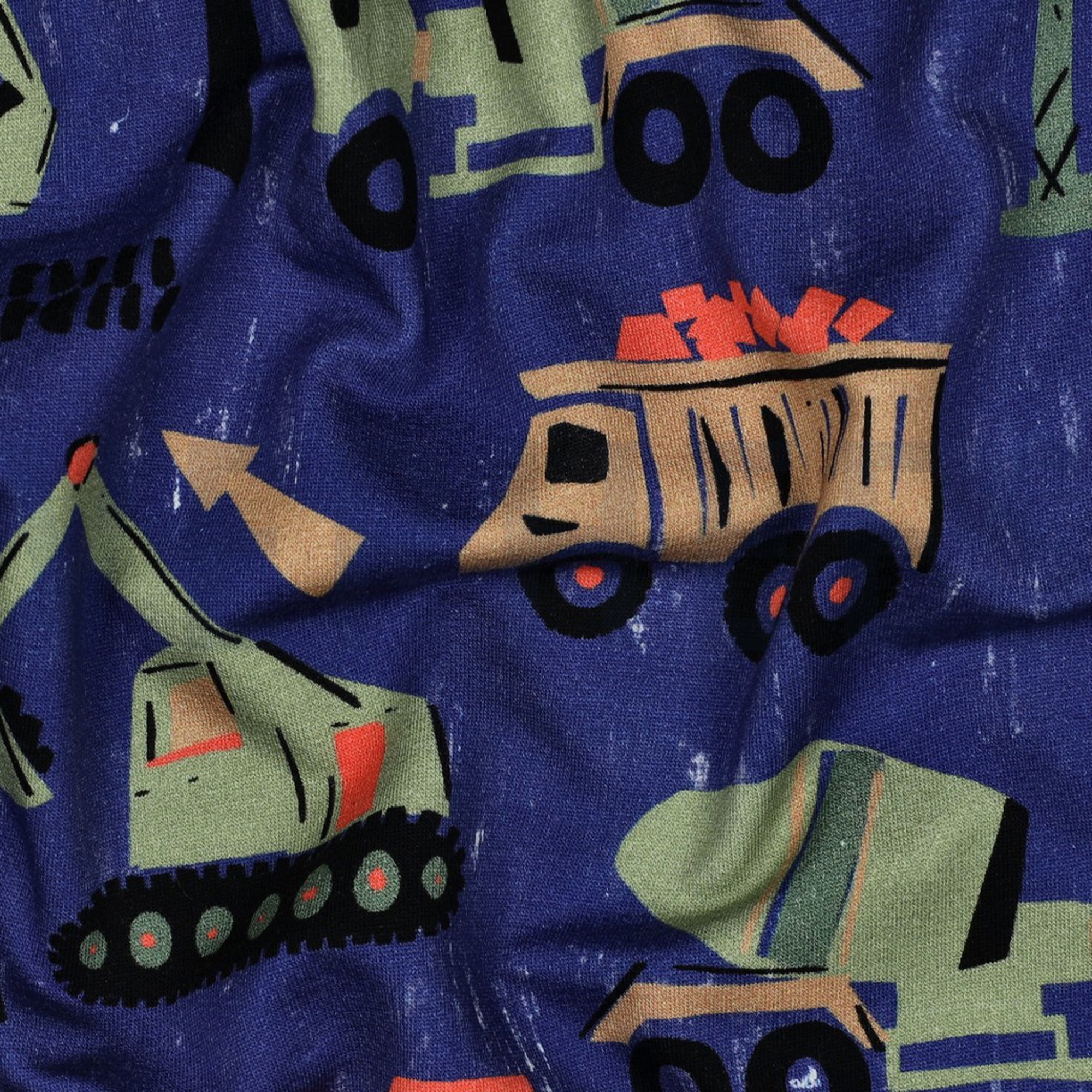 SWEAT DIGITAL VÉHICULES DE CONSTRUCTION BLEU COBALT (high resolution) #2