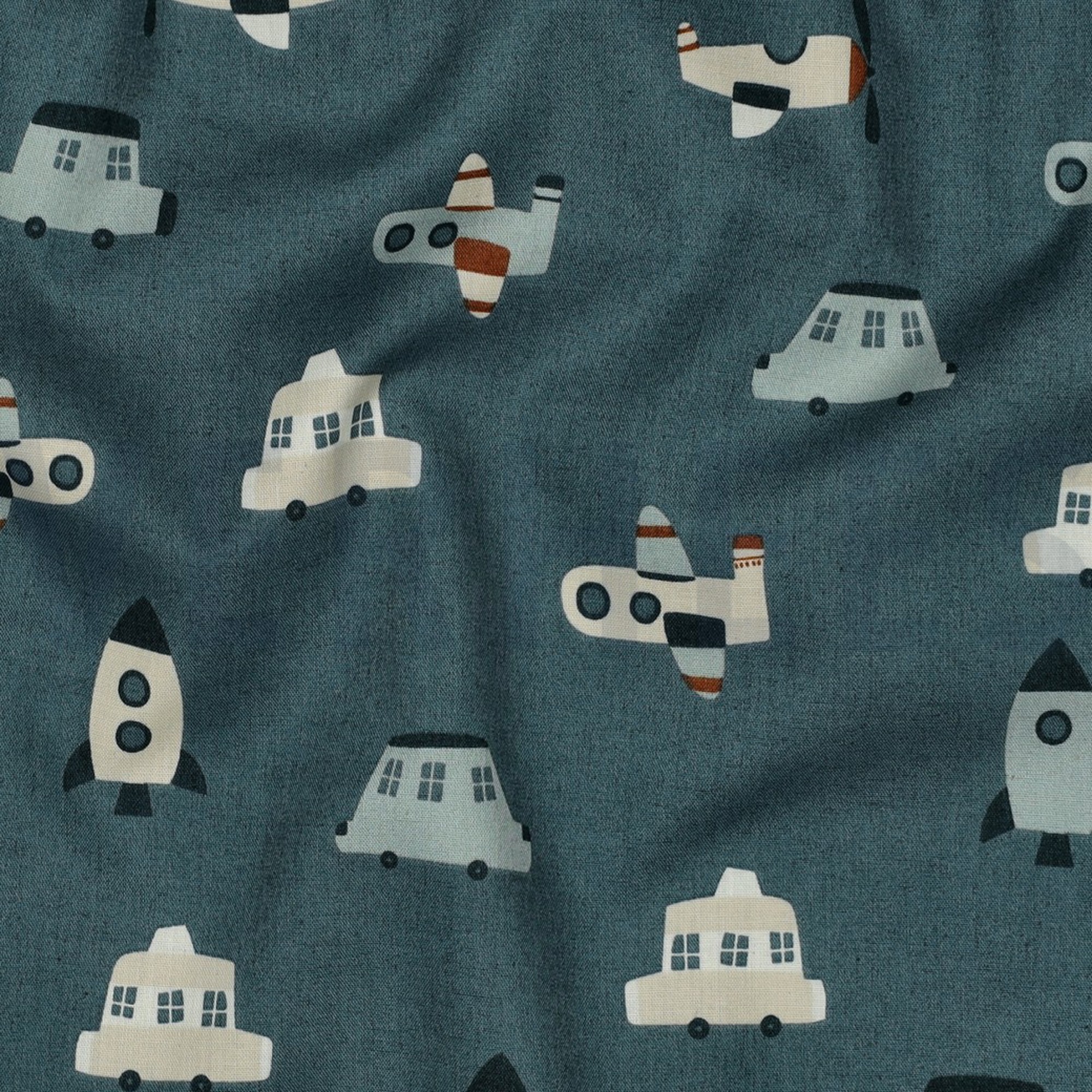 FINE POPLIN VEHICLES PETROL (high resolution) #2