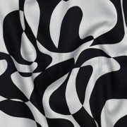COTON SATIN ABSTRACT NOIR (thumbnail) #2