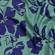 COTON SATIN FLEURS SAUGE (thumbnail) #2