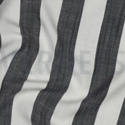 VISKOSE GARNGEFÄRBT STREIFEN MARINEBLAU (thumbnail) #2