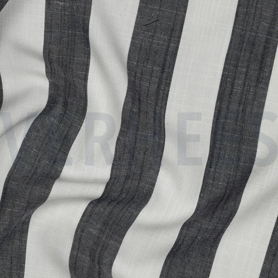 VISKOSE GARNGEFÄRBT STREIFEN MARINEBLAU #7