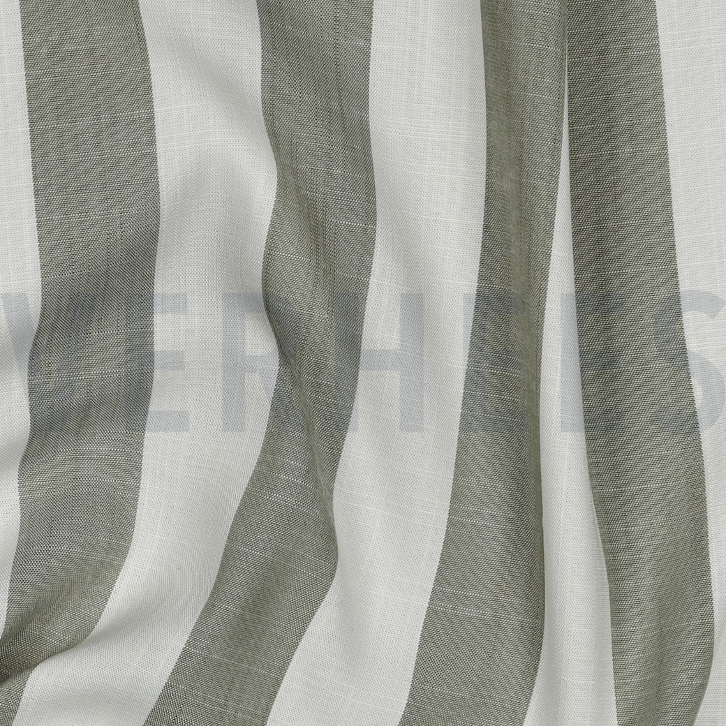 VISCOSE GARENGEVERFD STREPEN GROEN #7