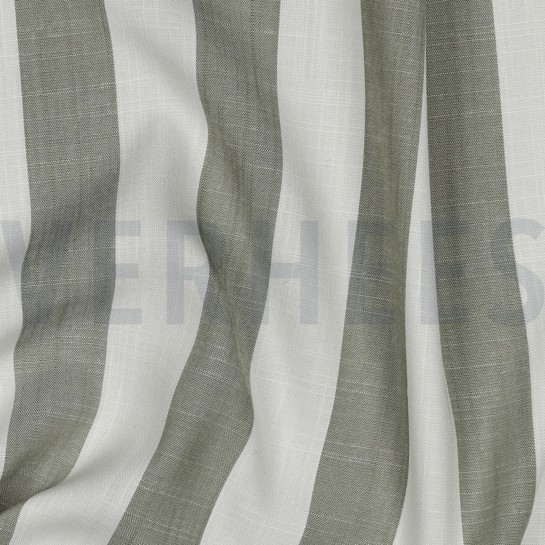 VISKOSE GARNGEFÄRBT STREIFEN GRÜN #7