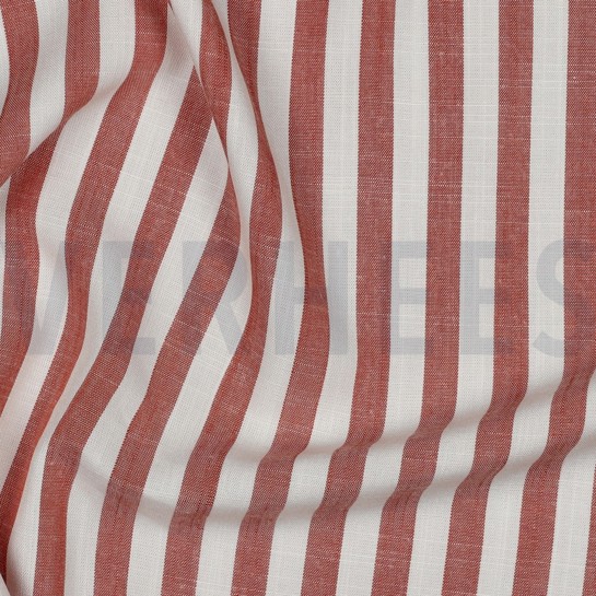 VISKOSE GARNGEFÄRBT STREIFEN ORANGE #7