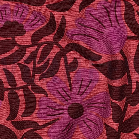 TOILE DÉCORATION FLEURS ROSÉ PÂLE #7