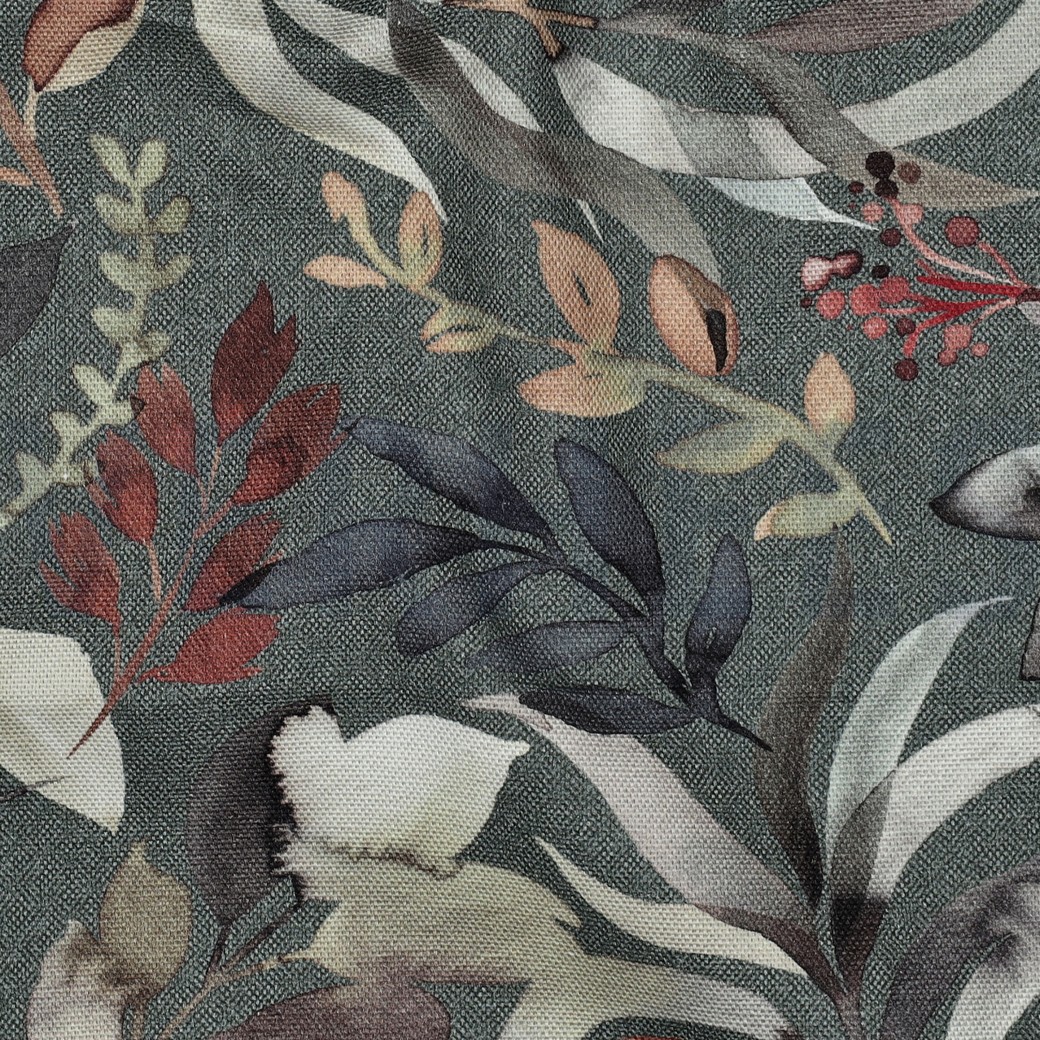 TOILE DÉCORATION DIGITAL FEUILLES SAUGE #7