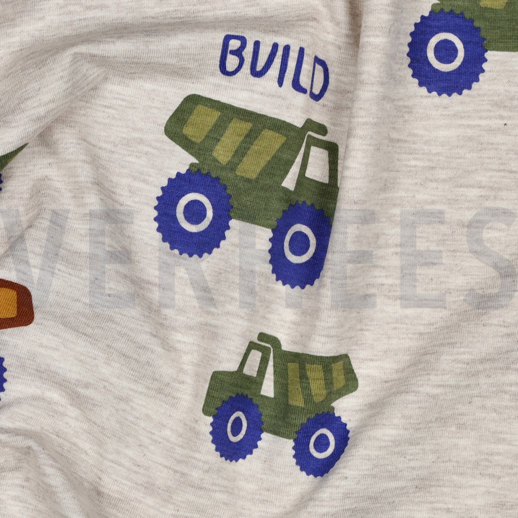 JERSEY MELANGE CONSTRUCTION VEHICLES LIGHT SAND (high resolution) #2