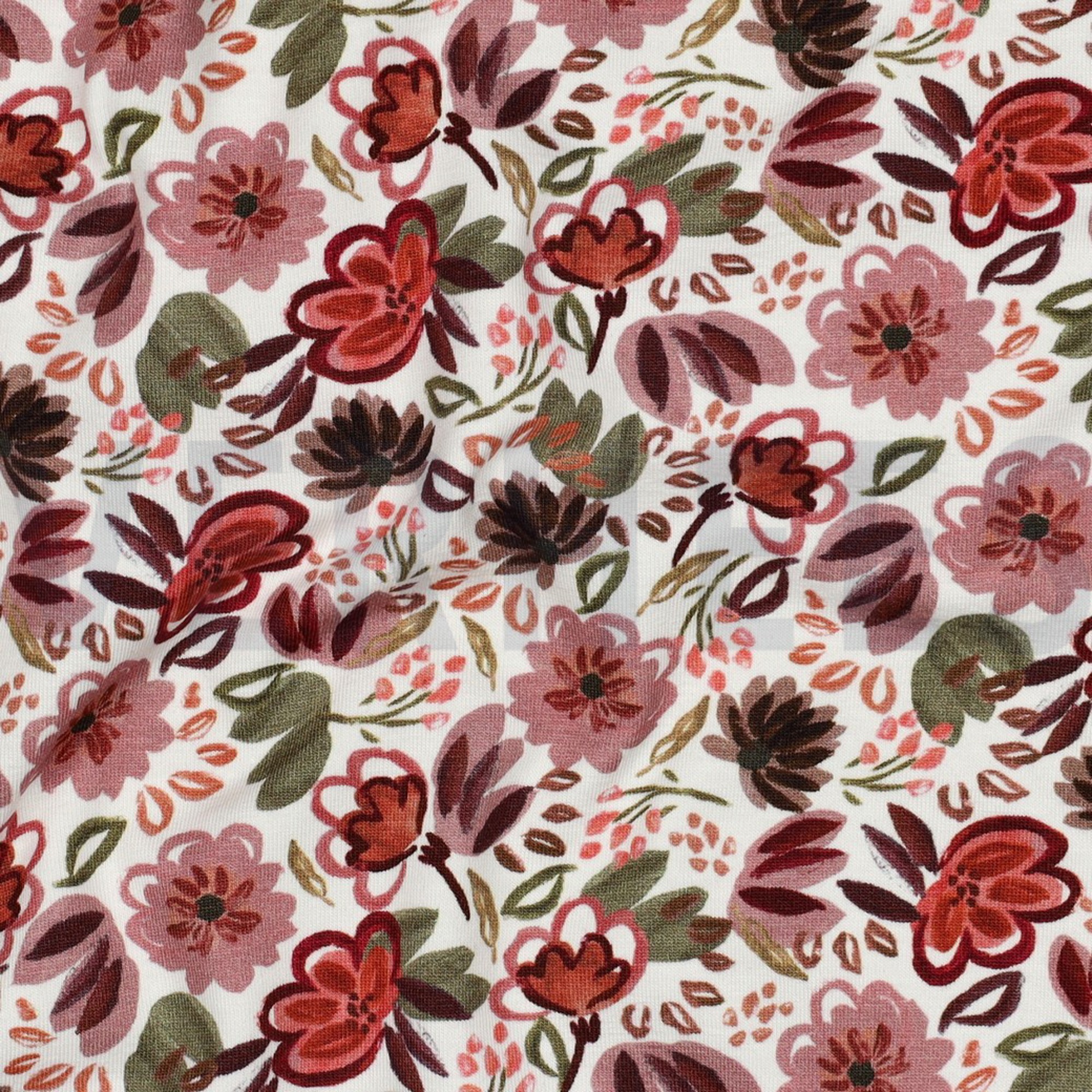 JERSEY DIGITAL FLOWERS OFF WHITE (high resolution) #2