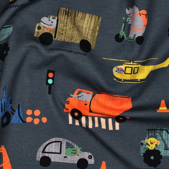 JERSEY DIGITAAL VOERTUIGEN BLAUW #7