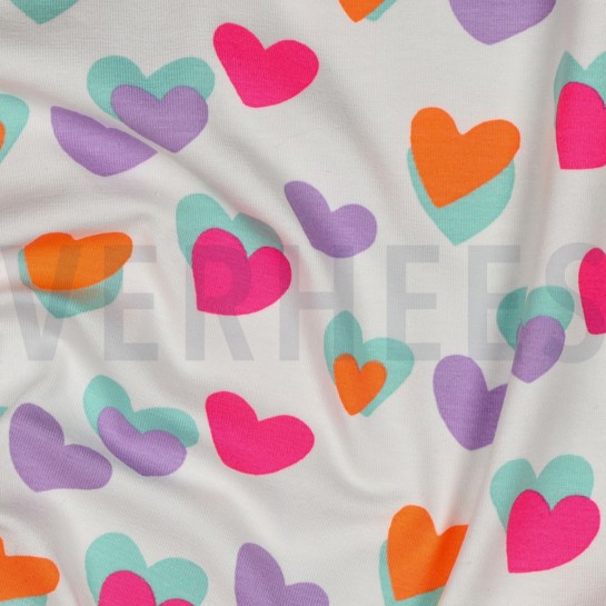 JERSEY NEON HERZEN WEISS #7