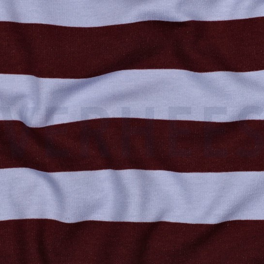 SOFT SWEAT STRIPES BURGUNDY #7