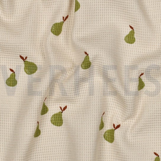 WAFFELJERSEY BIRNE NATUR #7