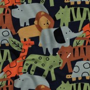 FRENCH TERRY TIERE MARINEBLAU (thumbnail) #2