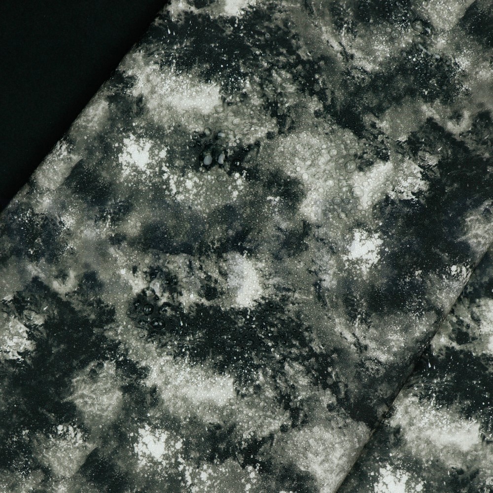 SOFTSHELL DIGITAAL WATERVERF ZWART #7
