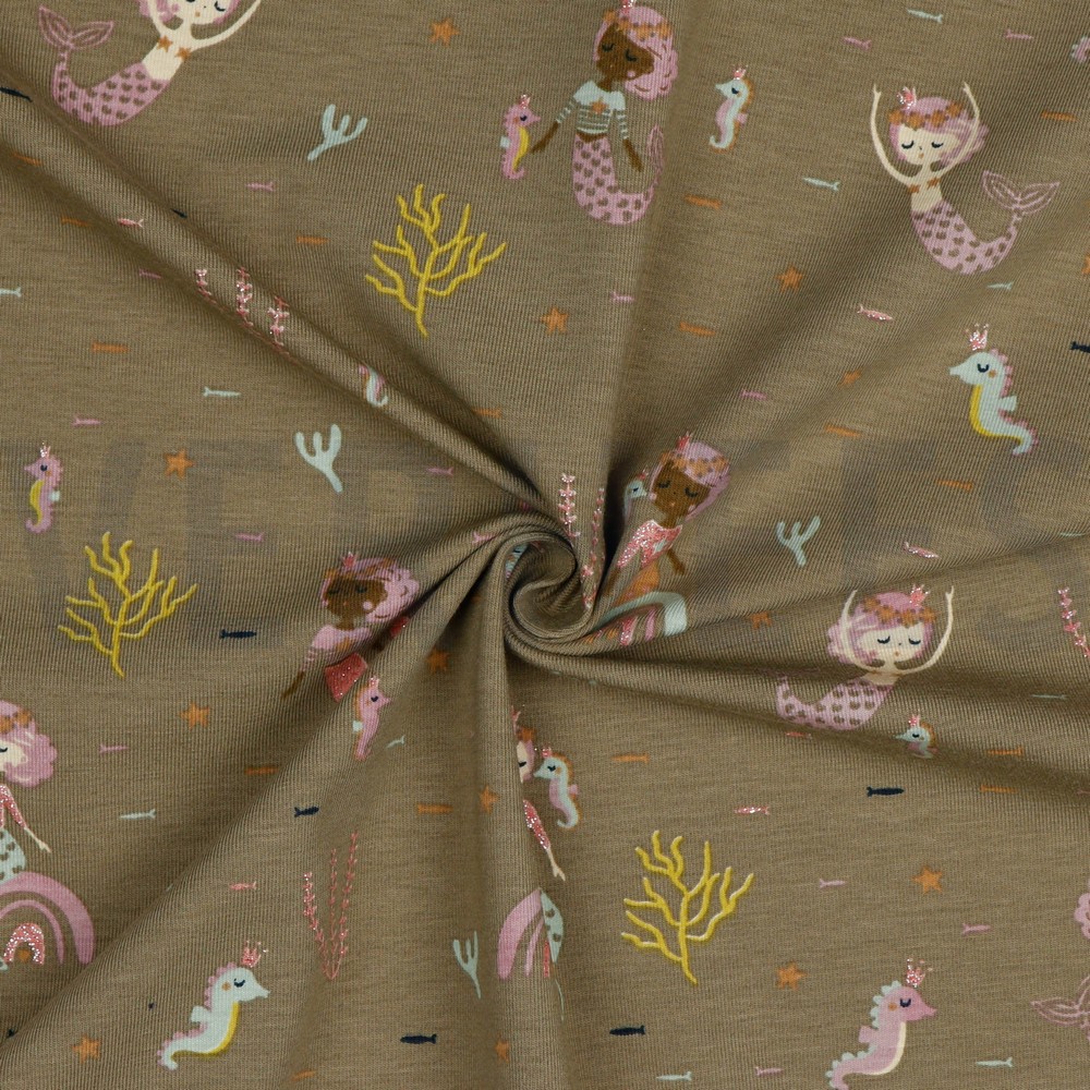 JERSEY GLITTER ZEEMEERMINNEN CAMEL #7