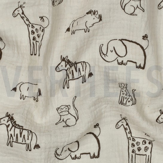 MUSSELIN SAFARI TIERE NATUR #7