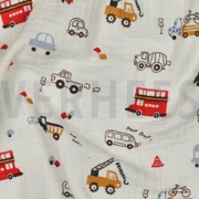 MUSSELIN NATURAL FAHRZEUGE GEBROCHEN WEISS (thumbnail) #2