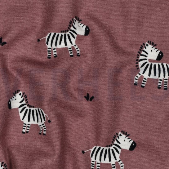FLANELL ZEBRAS MAUVE #7
