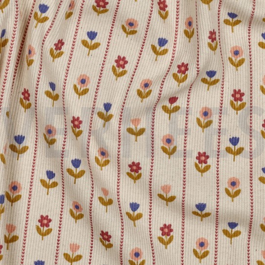 RIPPJERSEY BLUMEN NATUR #7