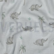 MUSSELIN DIGITAL SAFARI TIERE WEISS (thumbnail) #2