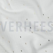 DOUBLE GAUZE FOIL STRIPES OFFWHITE (thumbnail) #2