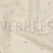 MUSSELIN FOLIE STREIFEN ECRU / GOLD (thumbnail) #2