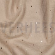 MUSSELIN FOLIE STREIFEN BEIGE/GOLD (thumbnail) #2