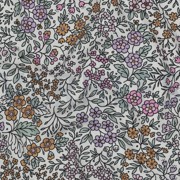 LENZING™ ECOVERO™ FLEURS BLANC CASSÉ (thumbnail) #2