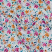 LENZING™ ECOVERO™ DIGITAL BLUMEN GEBROCHEN WEISS (thumbnail) #2