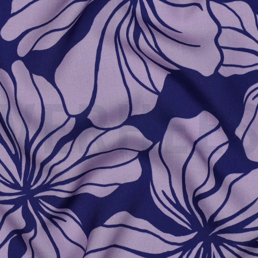 VISCOSE RADIANCE FLEURS BLEU #7