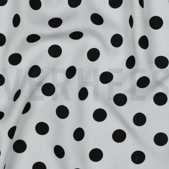 VISCOSE RADIANCE POLKA DOTS WIT #7