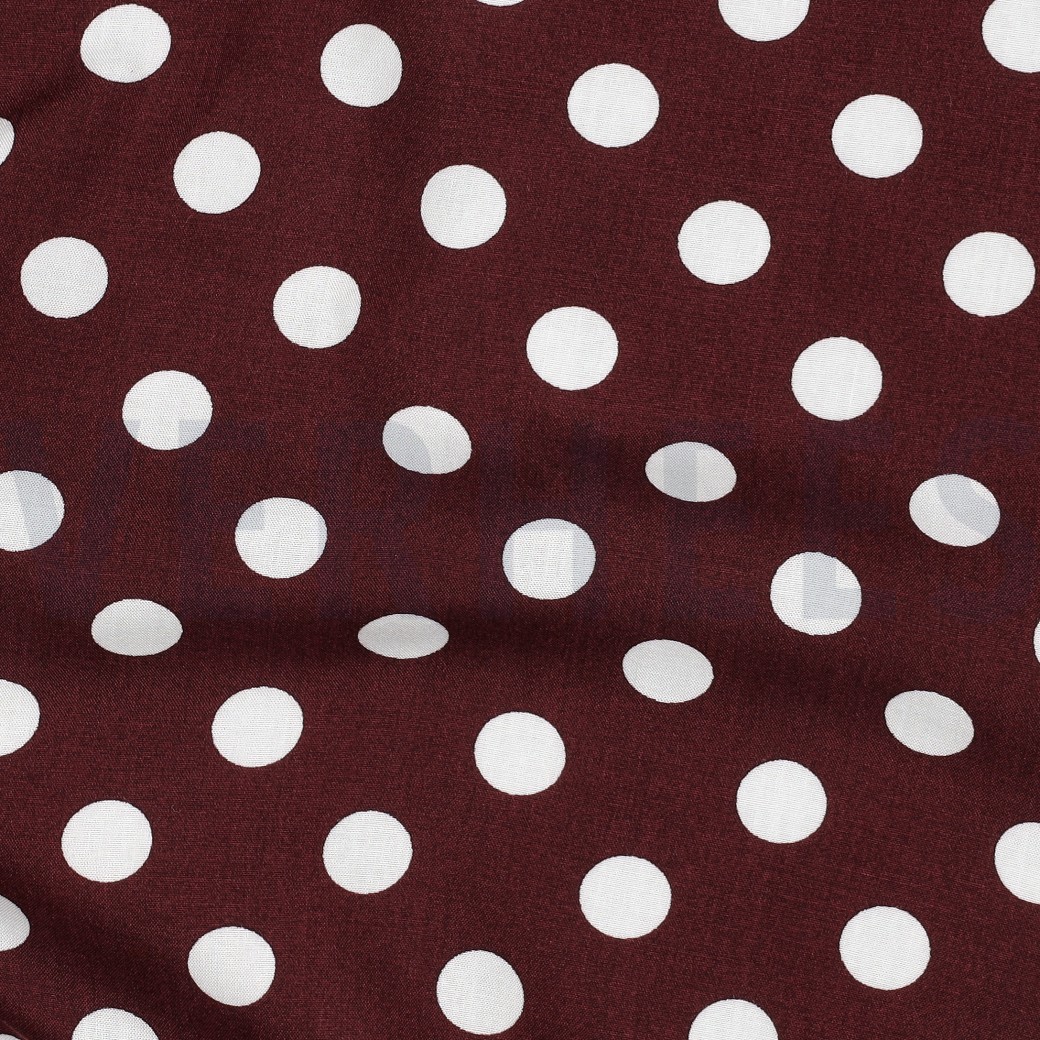 VISCOSE RADIANCE POIS BORDEAUX #7