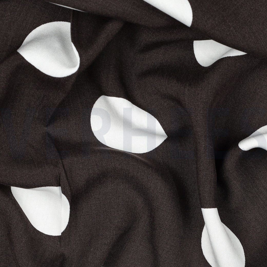 VISCOSE RADIANCE POIS BRUN FONCÉ #7