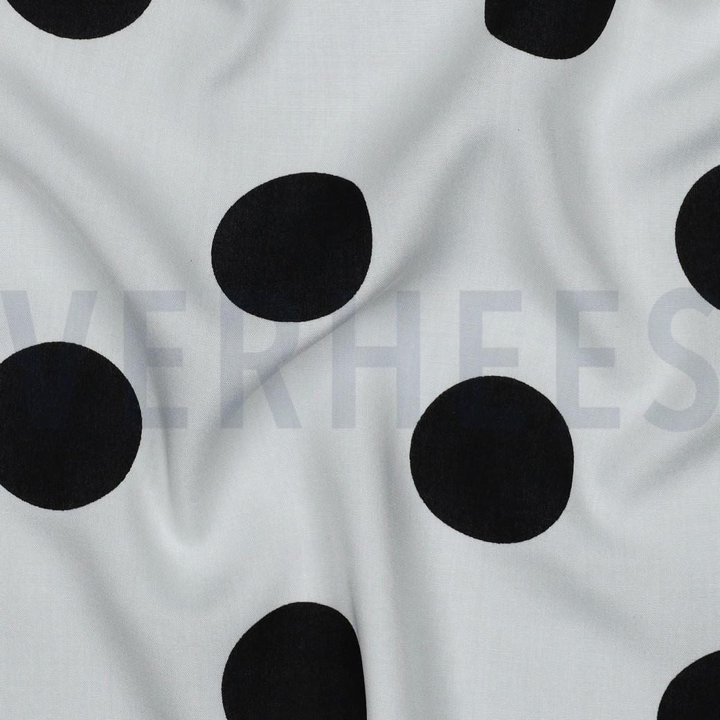 VISCOSE RADIANCE POLKA DOTS WIT #7