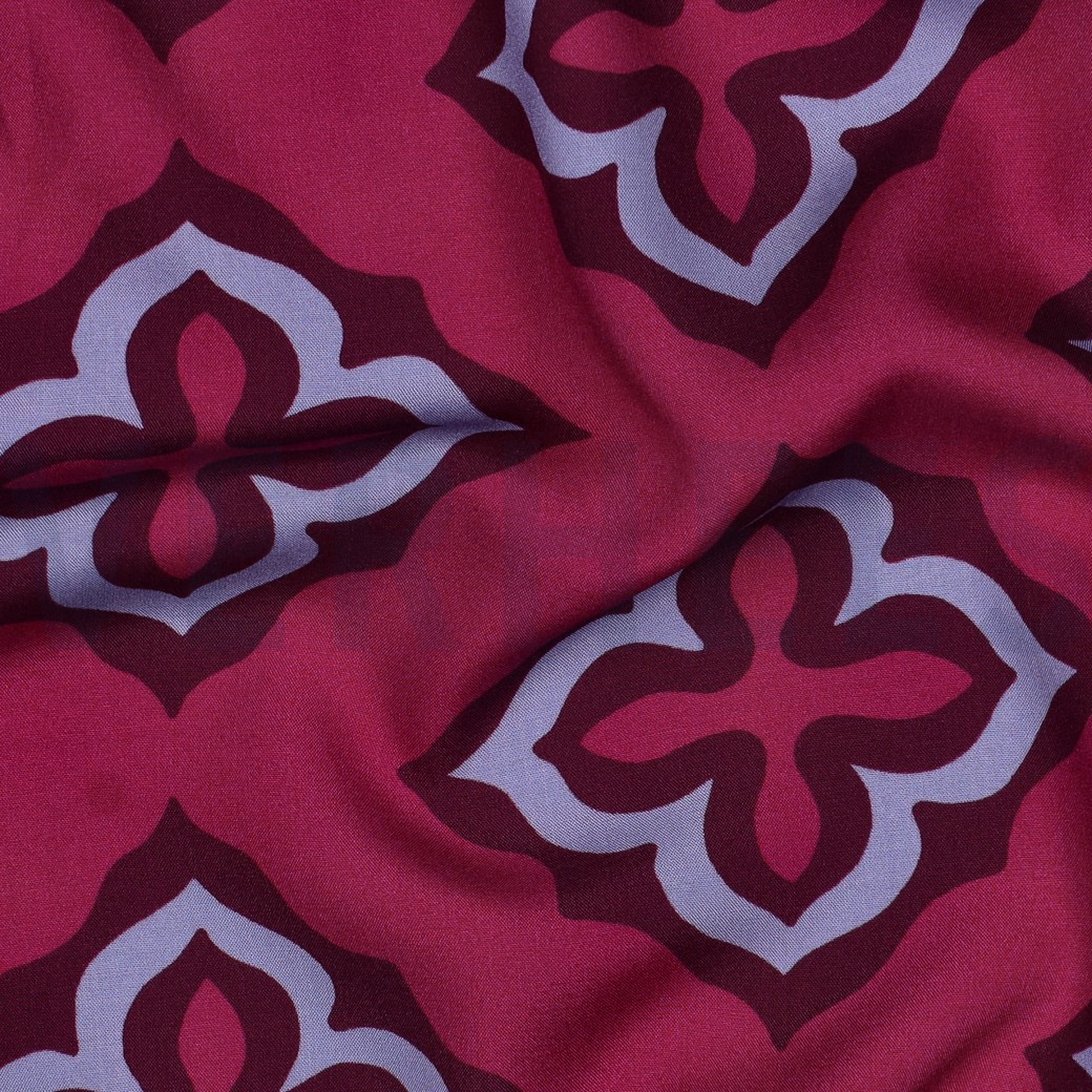 VISKOSE RADIANCE ABSTRAKT FUCHSIA #7