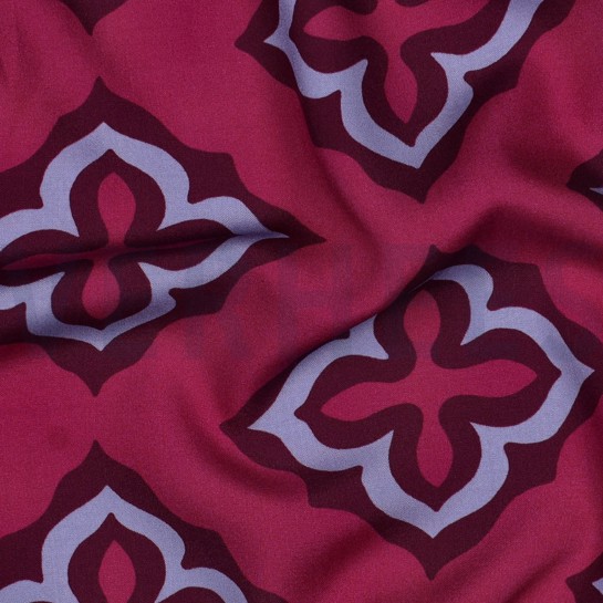 VISCOSE RADIANCE ABSTRACT FUCHSIA #7