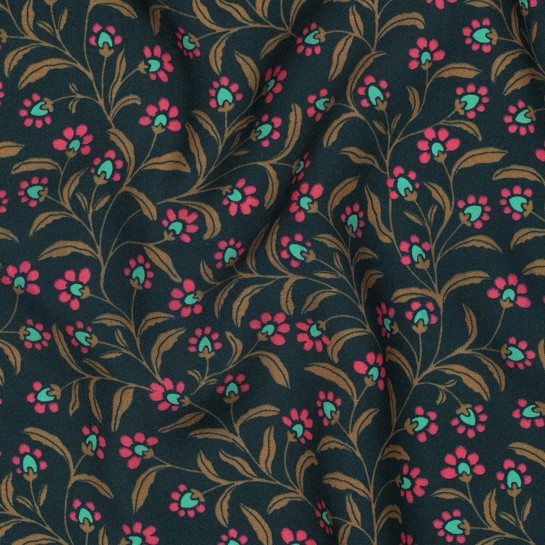 VISCOSE RADIANCE FLOWERS GREEN #7