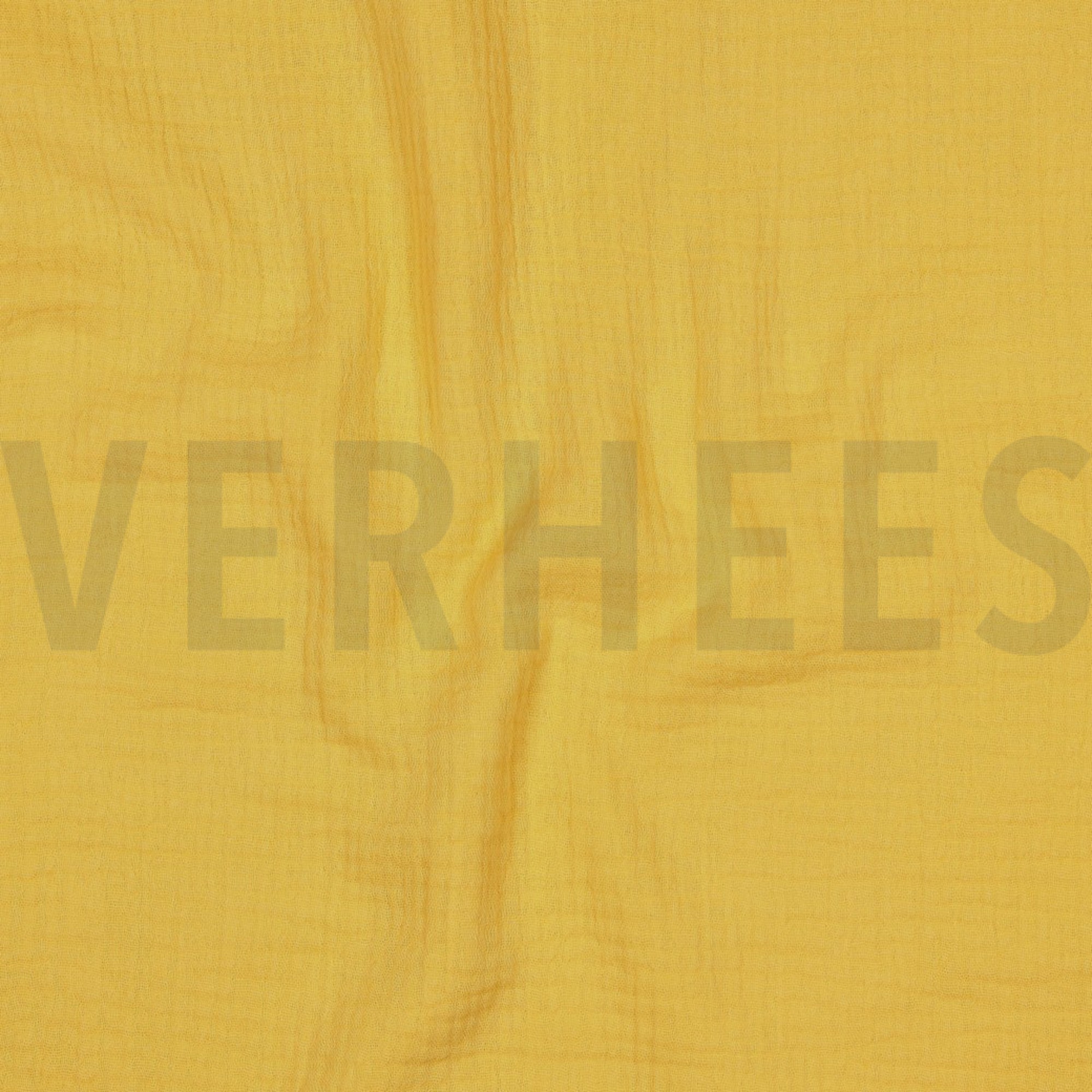 BAUMWOLLE MUSSELIN DREILAGIG GOTS GELB (high resolution) #2