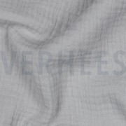 BAUMWOLLE MUSSELIN DREILAGIG GOTS GRAU (thumbnail) #2