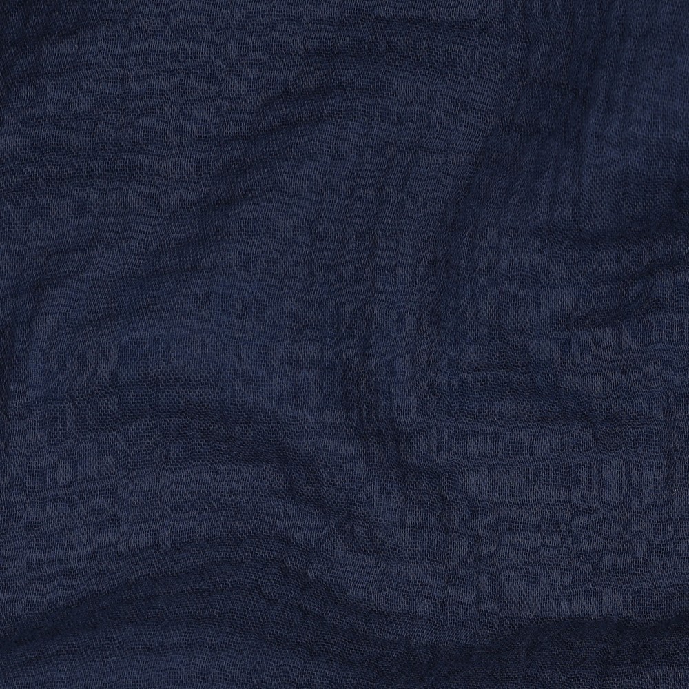 TRIPLE GAUZE 3-LAAGS GOTS MARINEBLAUW #7